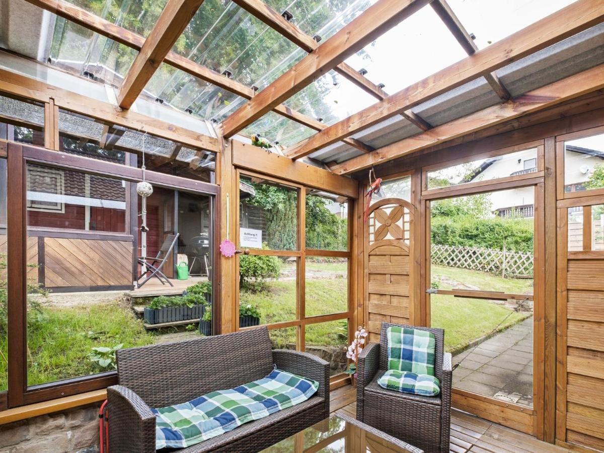 Idyllic Bungalow In Feusdorf With Forest View Dış mekan fotoğraf